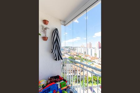 Varanda da Sala de apartamento à venda com 3 quartos, 60m² em Jardim Guairaca, São Paulo