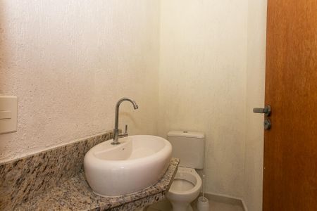 Casa de condomínio para alugar com 166m², 3 quartos e 3 vagasLavabo da Churrasqueira