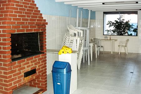 Apartamento à venda com 43m², 1 quarto e 1 vagaChurrasqueira