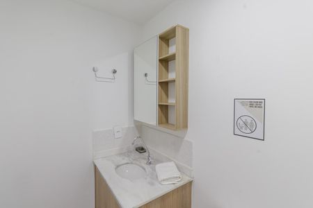 Studio para alugar com 27m², 1 quarto e sem vagaBanheiro da Suíte
