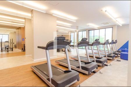 Apartamento para alugar com 44m², 1 quarto e 1 vaga Apartamento para alugar com 44m², 1 quarto e 1 vagaÁrea comum - Academia