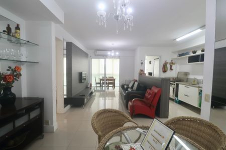 Sala de apartamento para alugar com 2 quartos, 97m² em Vila Alzira, Guarujá