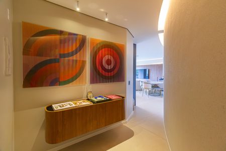 Detalhe Sala de apartamento à venda com 2 quartos, 107m² em Vila Cordeiro, São Paulo