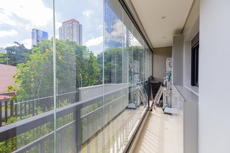 Varanda da Sala de apartamento à venda com 2 quartos, 107m² em Vila Cordeiro, São Paulo