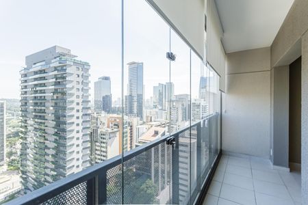 Varanda de apartamento à venda com 1 quarto, 31m² em Vila Olímpia, São Paulo