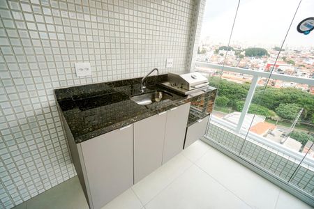 Apartamento para alugar com 81m², 2 quartos e 2 vagasPia e churrasqueira