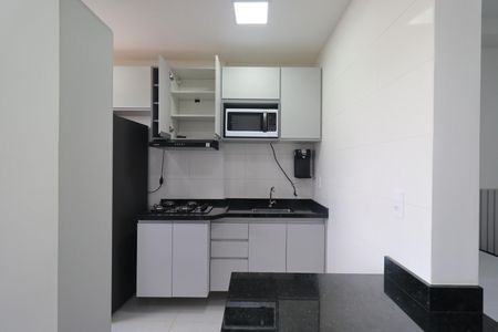 Cozinha de kitnet/studio para alugar com 1 quarto, 33m² em Ribeirânia, Ribeirão Preto