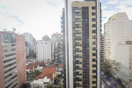 Vista de kitnet/studio para alugar com 1 quarto, 34m² em Cerqueira César, São Paulo