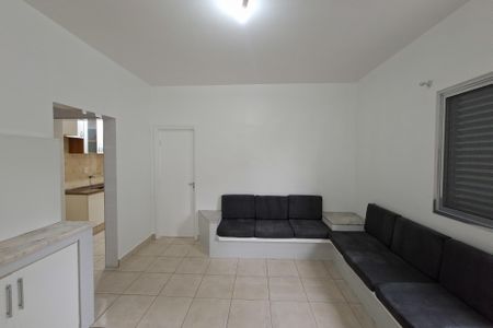 Sala de apartamento para alugar com 1 quarto, 48m² em Vila Tupi, Praia Grande