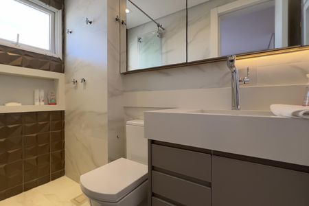 Apartamento à venda com 157m², 3 quartos e 4 vagasBanheiro da Suíte 3