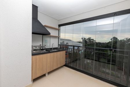 Varanda Gourmet de apartamento para alugar com 3 quartos, 74m² em Fazenda Santa Cândida, Campinas