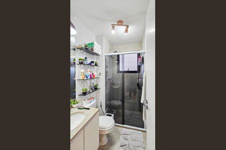 Apartamento para alugar com 62m², 2 quartos e 1 vagaBanheiro da suíte