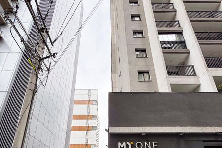 Studio à venda com 25m², 1 quarto e sem vagafachada do predio