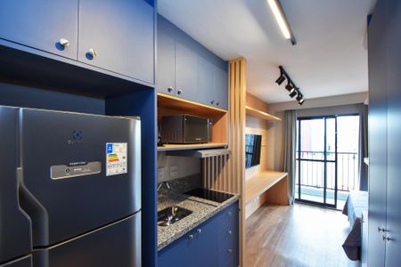 Studio à venda com 25m², 1 quarto e sem vagacozinha