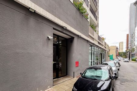Studio à venda com 25m², 1 quarto e sem vagafachada do predio