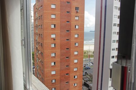 Vista da Sala de apartamento para alugar com 1 quarto, 61m² em José Menino, Santos