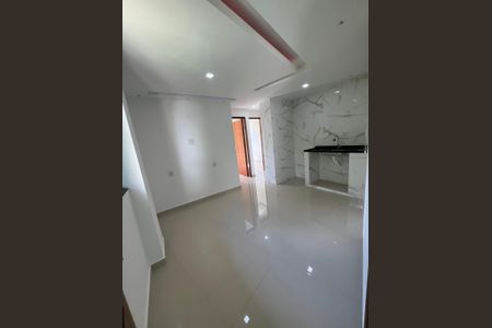 Sala e cozinha de apartamento à venda com 2 quartos, 35m² em Botafogo, Rio de Janeiro