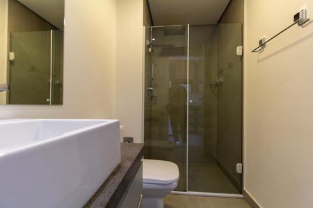 Studio para alugar com 35m², 1 quarto e sem vaga Studio para alugar com 35m², 1 quarto e sem vagaBanheiro