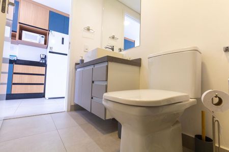 Studio para alugar com 35m², 1 quarto e sem vaga Studio para alugar com 35m², 1 quarto e sem vagaBanheiro