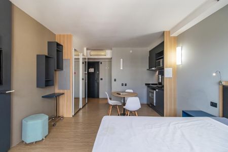 Studio à venda com 34m², 1 quarto e 1 vagaSala/Quarto