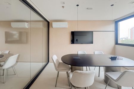 Studio à venda com 28m², 1 quarto e sem vagaLounge e Coworking