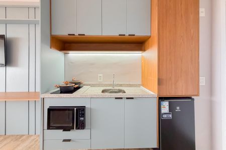 Studio à venda com 28m², 1 quarto e sem vagaCozinha