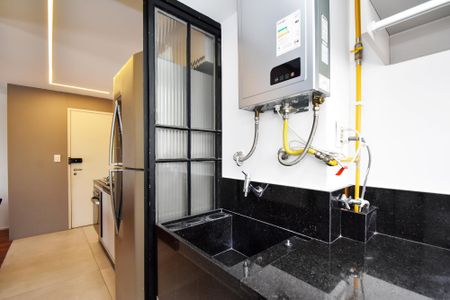 Studio para alugar com 55m², 2 quartos e 1 vagalavanderia