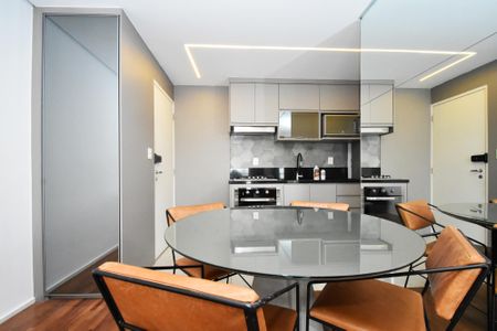 Studio para alugar com 55m², 2 quartos e 1 vagaSala de jantar