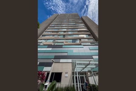 Studio para alugar com 55m², 2 quartos e 1 vagafachada do predio