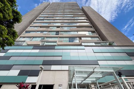 Studio para alugar com 55m², 2 quartos e 1 vagafachada do predio