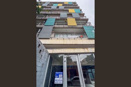 Apartamento para alugar com 56m², 1 quarto e 1 vagafachada do predio