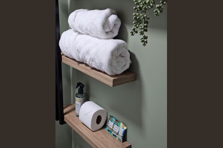 Banheiro de apartamento para alugar com 1 quarto, 24m² em Santo Amaro, São Paulo