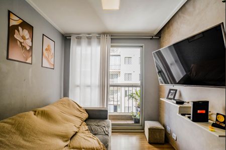 Sala de apartamento à venda com 3 quartos, 63m² em Vila Homero Thon, Santo André