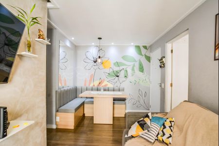 Sala de apartamento à venda com 3 quartos, 63m² em Vila Homero Thon, Santo André