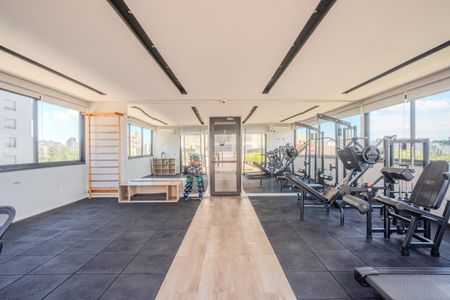 Apartamento para alugar com 30m², 1 quarto e 1 vaga Apartamento para alugar com 30m², 1 quarto e 1 vagaÁrea comum - Academia