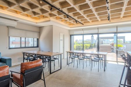 Apartamento para alugar com 30m², 1 quarto e 1 vaga Apartamento para alugar com 30m², 1 quarto e 1 vagaÁrea comum - Salão de festas