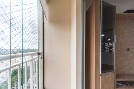 Varanda da Sala de apartamento para alugar com 2 quartos, 50m² em Vila Homero Thon, Santo André