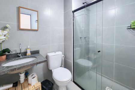 Apartamento para alugar com 35m², 1 quarto e sem vagaBanheiro do Studio 