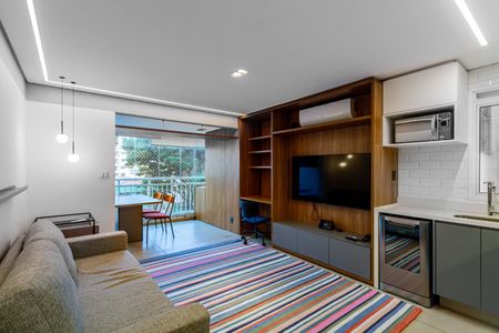 Sala de apartamento à venda com 1 quarto, 52m² em Pompeia, São Paulo