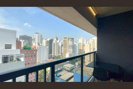 Studio para alugar com 22m², 1 quarto e sem vagaVaranda