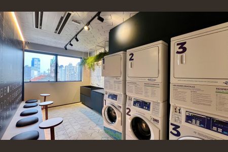 Studio para alugar com 22m², 1 quarto e sem vagaLavanderia