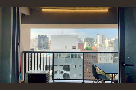 Studio para alugar com 22m², 1 quarto e sem vagaVaranda