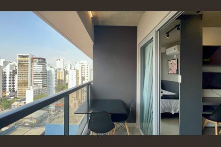 Studio para alugar com 22m², 1 quarto e sem vagaVaranda