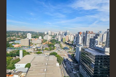 Vista de apartamento à venda com 1 quarto, 28m² em Brooklin, São Paulo