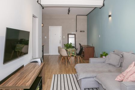 Sala de apartamento para alugar com 1 quarto, 55m² em Santa Cecilia, São Paulo