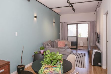 Sala de apartamento para alugar com 1 quarto, 55m² em Santa Cecilia, São Paulo