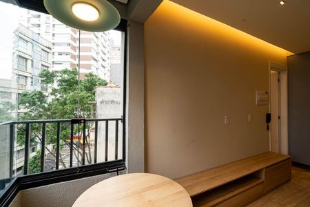 Apartamento para alugar com 31m², 1 quarto e sem vagaSacada