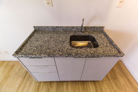 Sala/Cozinha de apartamento para alugar com 1 quarto, 39m² em Belenzinho, São Paulo