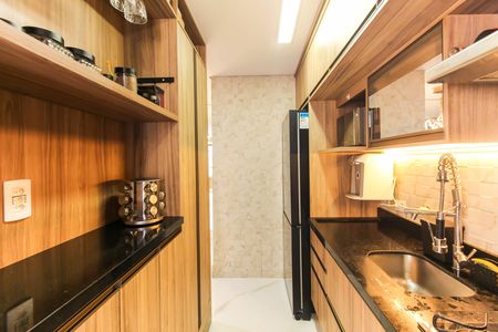 Cozinha de apartamento à venda com 2 quartos, 57m² em Brás, São Paulo