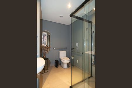 Banheiro de apartamento para alugar com 1 quarto, 39m² em Bela Vista, São Paulo